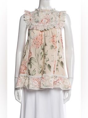 Zimmermann Prima Hydrangea Sleeveless Blouse | Size 1